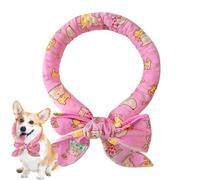 Xijobido Bandana Rafraîchissant pour Chien - Écharpe Glacée Collerette Basique pour Animaux,Bandana Respirant Réutilisable, Accessoire Fraîcheur pour Randonnée Entraînement Camping Temps Chaud