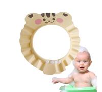 Xijobido Bonnet de bain pour tout-petit, visière de douche pour,Visière de shampooing de dessin animé pour - Produits de sécurité pour salle de bain pour, bonnets de lavage de cheveux doux et