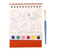Xijobido Cahier d'Aquarelle pour | Coffret Réutilisable De Peinture Aquarelle Avec Cahier D'Exercices | Activités Éducatives Maternelle, de Dessin Portable pour Voyage Maison et Créativité