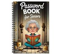 Xijobido Carnets Pour Écriture - Carnet à Spirales Motif Personnages Âgés Cartoon | Cahier 72 Pages pour Études Recherche Travail