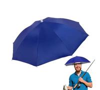 Xijobido Chapeau avec Parapluie - Chapeaux de Fête avec Parapluie,Couvre-chef Ajustable et Pliable avec Bande Élastique pour Golf, Jardinage, Camping, Activités de Plein Air, Pêche, Randonnée, Plage