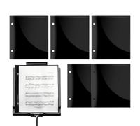 Xijobido Classeur pour partitions de musique, 6 pièces, format A4, organiseur pour œuvres d'art, photo, documents, trompette, chorale