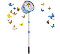 Xijobido Épuisette Enfant,Épuisette Grenouille Extensible | Attrapeur Robuste avec Poignée Anti-Dérapante pour Activités D'Été en Plein Air comme Natation Et Camping pour