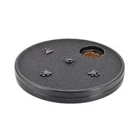 Xijobido Feeder Lent de Chien, Coussin à gratter de Chien - Carte d'ongles de Chien Rotatif | Jouet Rond d'alimentation Lente, Jouet de Puzzle de Nourriture pour Animaux de Compagnie Interactive pour