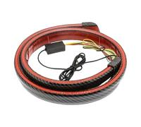 Xijobido Feu Stop de becquet, Bande Lumineuse de becquet de Voiture | Lumière de becquet arrière à LED,Feu de Pare-Chocs en Fiber de Carbone Facile à Installer, Clignotant pour becquet de Voiture,