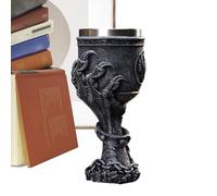 Xijobido Gobelet Gothique Pour Vin - Gobelet à Boisson Médiéval en 3D à Griffe de Dragon,Tasse À Boire Ergonomique Style Vintage pour Vin, Cocktails, Whisky et Jus