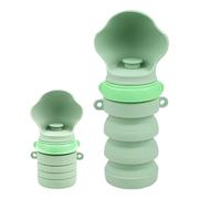 Xijobido Gourde d'Eau Portable avec Distributeur pour Chien - Abreuvoir Pliable Anti-Fuite - Distributeur d'Eau pour Chiot,Pour Camping Randonnee Plein Air Marche Parc Plage Voyage En Voiture Vacances