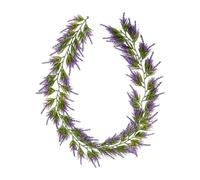 Xijobido Guirlande de Lavande - 180 cm Guirlande Florale Artificielle à Vigne,Mariage Thème Violet,pour Mariage Fête Anniversaire Maison Extérieur Intérieur Table