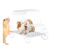 Xijobido Hamster Hamac,Jouets en Fer pour Gerbilles | Maison Niche Cage de Sommeil Balançoire Cachette pour Hamsters Cochons d'Inde Lapins Nains Petits Animaux