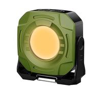 Xijobido Lampe de travail magnétique,2400 Rotatif 360° Étanche Portable pour Travaux | Éclairage pour Travaux Extérieurs Inspection Camion Soudage