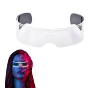 Xijobido Lunettes Lumineuses,Lunettes de Fête | Accessoires de Costume et Photo pour Fête d'Halloween Concert Carnaval Réunion Familiale