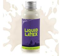 Xijobido Maquillage Liquid Latex - 50ml Latex Doux pour Fausses Blessures,Création de Fausses Blessures pour Événements Halloween Cosplay Élèves Maquillage