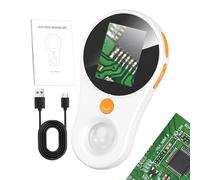 Xijobido Microscope Numérique Portable pour Usage à Main | Loupe de Poche Lumineuse,Grossissement 500X avec Éclairage LED pour Identification de Bijoux et Circuits Imprimés