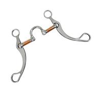 Xijobido Mors pour Cheval | Équipement équestre Anti-Traction | Mors en Acier Inoxydable,pour l'entraînement, Le Centre équestre, Le Travail à la Ferme, Le Ranch, Cavaliers Femmes Hommes