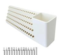 Xijobido Organisateur De Tournevis - Rangement pour Mèches | Organisateur de Bits de Tournevis pour Atelier Garage Maison Jardin