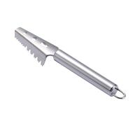 Xijobido Outil à Écailler Poisson,Grattoir à Poisson | Peeler en Acier Inoxydable pour Préparation de Fruits de Mer Chef à Domicile Famille Camping Restaurant
