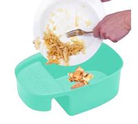 Xijobido Passoire d'évier de cuisine, accessoires de passoire - Égouttoir à ordures de cuisine pour au-dessus de l'évier, pour fruits, légumes, vaisselle, drainage, élimination de l'eau, nettoyage