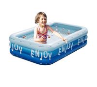 Xijobido Piscine gonflable - Piscines familiales pour adultes - Tube rectangulaire résistant aux UV - Accessoires d'eau pour la plage, les activités d'été dans le jardin - Hommes et femmes