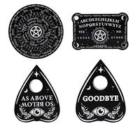 Xijobido Planche à Pendule pour la Divination | Ensemble de tableau divinatoire de radiesthésie | Planches Ouija en bois incluses Tableau de message métaphysique Fournitures d'Wiccan de sorcellerie