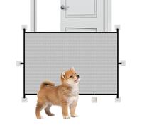 Xijobido Porte pour Chat Intérieur - Barrières pour Chats pour Portes D'Entrée - Sécurité Filet Pliable Clôture Animaux Enfant Sécurisé pour Chaton Lapin Cuisine Salon Couloir Porche
