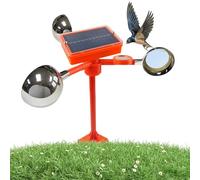 Xijobido Repousse-Animaux Solaire Rotatif 360 Degrés | Solaire Anti Oiseaux pour Extérieur,Dispositif Anti Pigeons Étanche pour Jardin Camping Toit Cour Ferme Pelouse Entrepôt