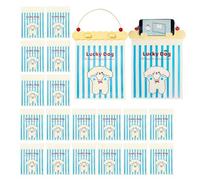 Xijobido Sac poubelle pour voiture, sac à litière avec motif chien | Sac à déchets étanche pour SUV, siège de camping-car, intérieur, camping, voyage, extérieur