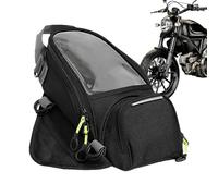 Xijobido Sacoches De Réservoir pour Motos,Sacoche De Réservoir Magnétique pour Moto, Sac de réservoir de Moto à Poche Transparente, Sac de réservoir de Moto Multifonctionnel, Sac étanche magnétique