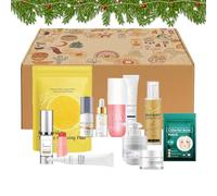 Xijobido Set de Soins pour la Peau - Produits Nettoyants et Hydratants Quotidiens - Idées Cadeaux de Noël pour Femme, Produits de Soin pour Voyage et Maison - Voyage Maison Fete Noël