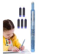 Xijobido Stylos Plume Pour Écriture, Stylos À Encre Rétractables Avec 5 Cartouches, 0.38mm Pointe Fine Outil De Calligraphie Fournitures De Bureau Pour Esquisse Prise De Notes Rédaction Et Journal