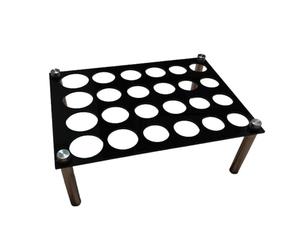 Xijobido Support De Moule en Silicone pour Pièces D échecs,Ajustement Précis À Quatre Pieds | Support Métallique De Moule en Silicone pour Pièces D échecs À 24 Trous - pour Maison Studio Cours d