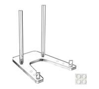 Xijobido Support pour Plateau de Présentation,Supports pour Cadres Photo en Acrylique | Éasel Réglable Support Clair pour Étagère Cartes Postale Oeuvres Art Album Tablette