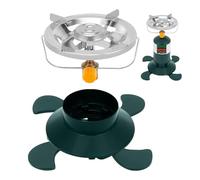 Xijobido Support Pour Réchaud De Camping - Base De Cartouche De Brûleur Pour Extérieur - Support Pliant Stabilisateur Sécurisé pour Poêles Plats à Four Dîners Pêche Pique-niques en Extérieur