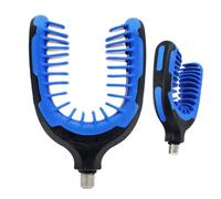 Xijobido Tête de Support pour Canne à Pêche | Support de Fût pour Trépied - Forme U Portable Antidérapant Accessoire Pêche en Rivière Lac et Plein Air