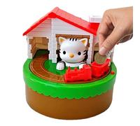 Xijobido Tirelire Sécurisée Enfant - Boîte Épargne Mignonne - Effet Sonore Chat - Rangement Bureau Bibliothèque Table de Chevet Enfant