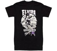 XIKANGGMEI Elvira Mistress of The Dark Hands Gothic T Shirt MTEMH