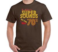 XIKANGGMEI Reservoir Dogs T-Shirt Mens K-Bily Super Sounds of The 70's Top Movie Film Chocolate