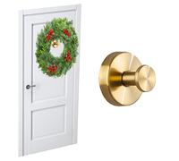 Xikangshun Crochets à Ventouse pour Salle de Bain, Support à Ventouse en Acier Inoxydable 304 Étanche, Crochets à Ventouse Sans Perçage, pour Couronnes sur Verre (Or, 1)