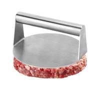XIKAYA 6,3 Pouces Smash Burger, 16cm Rond en Acier Inoxydable Steak haché，2 mm épaissi Presse Burger，pour Les Hamburgers, Les barbecues, Les tartes, Les pâtés, Les Presses à Tarte à la Viande