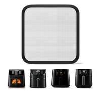 XIKAYA Filet de protection anti-éclaboussures magnétique en acier inoxydable pour friteuse à air - Pour Philips HD9285, HD9270 et Cosori, 5,5 l, 6 l, 6,2 l, 10,8 l, protection contre la graisse à