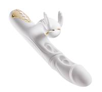 XIKDJ Gode Vibromasseur pour Adulte - Vibromasseurs pour Point G, Jouets Sexuels pour Femmes avec 7 Doubles Battements De Langue Et 10 Vibrations pour Le Clitoris.,B