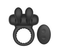XIKDJ Jouets Sexuels pour Hommes avec Oreilles De Lapin, Anneau Pénien Vibrant pour Couple avec 10 Modes De Vibration pour La Stimulation du Clitoris Et des Testicules, Jouets Sexuels pour Couples