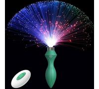 XIKDJ Plug Anal pour Adulte - Plug Anal Vibrant avec Queue Lumineuse, Vibromasseurs Télécommandés avec 10 Modes De Vibration, Perles Anales, Masseur De Prostate,C