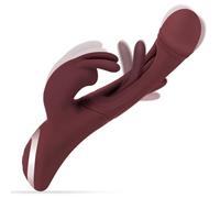 XIKDJ Vibromasseur Lapin pour Femme : Vibromasseur Point G avec 12 Modes De Vibration Et 12 Battements, Stimulateur Sexuel Étanche