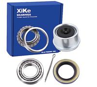 XiKe 1 kit de roulements de moyeu d'essieu de remorque pour axe 1-1/16" ou 1.062", rotatif, silencieux, haute vitesse et durable. L44649/L44610, 12192TB Joint OD 4,980'', housse anti-poussière et goupille fendue