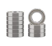 XiKe 10x Roulement à billes 6700ZZ 10x15x4mm en acier 100Cr6