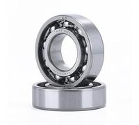 XiKe 2 pièce 6205 C3 Roulement à billes 25x52x15mm, Ouvert｜Acier chromé, Convient aux outils de DIY｜imprimante 3D｜Car｜Motorcycle｜Transmission｜Moteur etc.