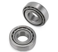 XiKe 2 pièces 30203 Taille 17x40x13.25mm Roulements à rouleaux coniques, pour ATV｜Voiture｜Camion｜Roue de remorque｜Transmission｜Moteur etc.