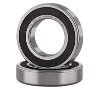 XiKe 2 Pièces 6006-2RS Roulements à billes à double étanchéité 30x55x13mm Acier au chrome et Pré-lubrifié, 6006RS Roulements à billes à gorge profonde.