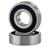 XiKe 2 Pièces 6202-2RS Roulement à Billes à Double Étanchéité 15x35x11mm Acier au chrome et Pré-lubrifié, 6202RS Roulements à billes à gorge profonde.