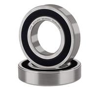 XiKe 2 Pièces 6210-2RS Roulement à Billes à Double Étanchéité 50x90x20mm Acier au chrome et Pré-lubrifié, 6210RS Roulements à billes à gorge profonde.